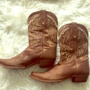 Tony Lama Cowgirl boots ladies all leather size 10